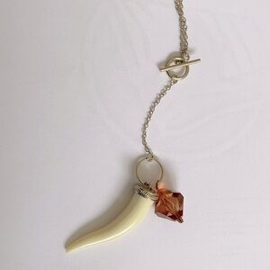 Long Horn necklace